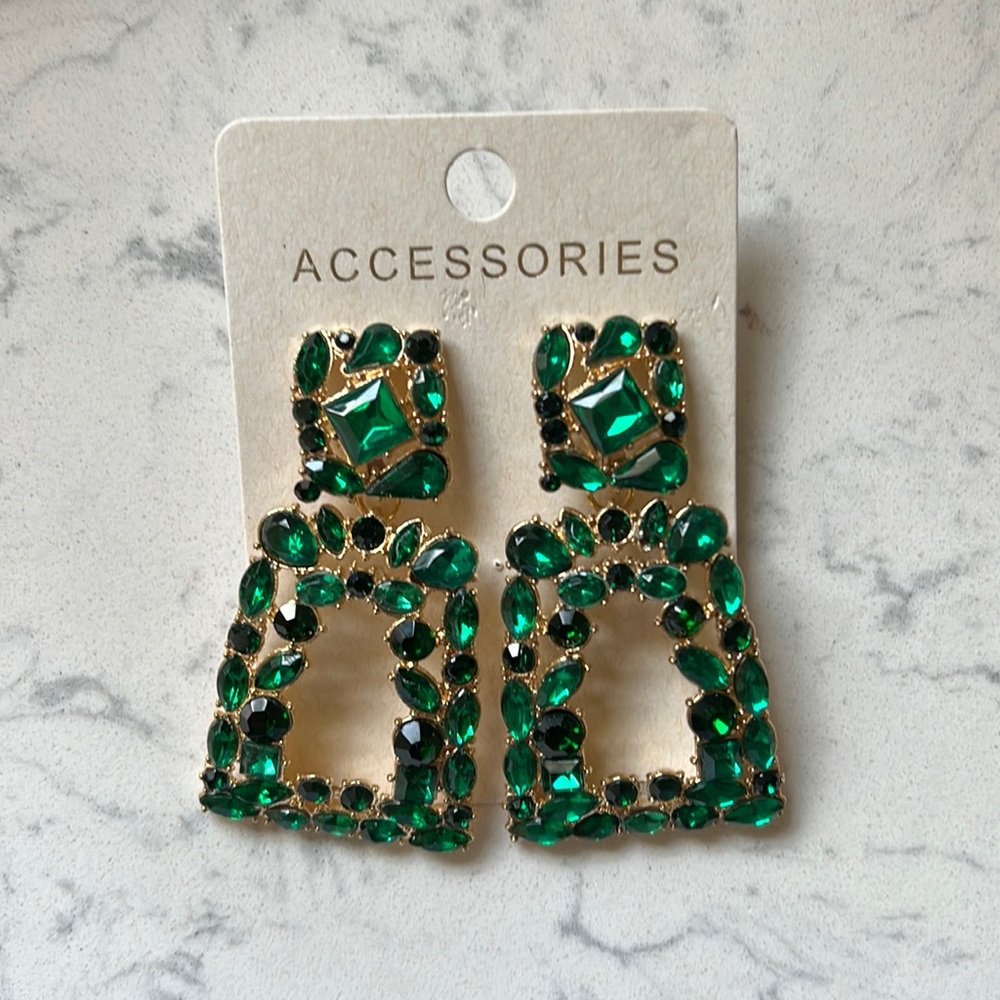 *Brand new* jeweled earrings!
